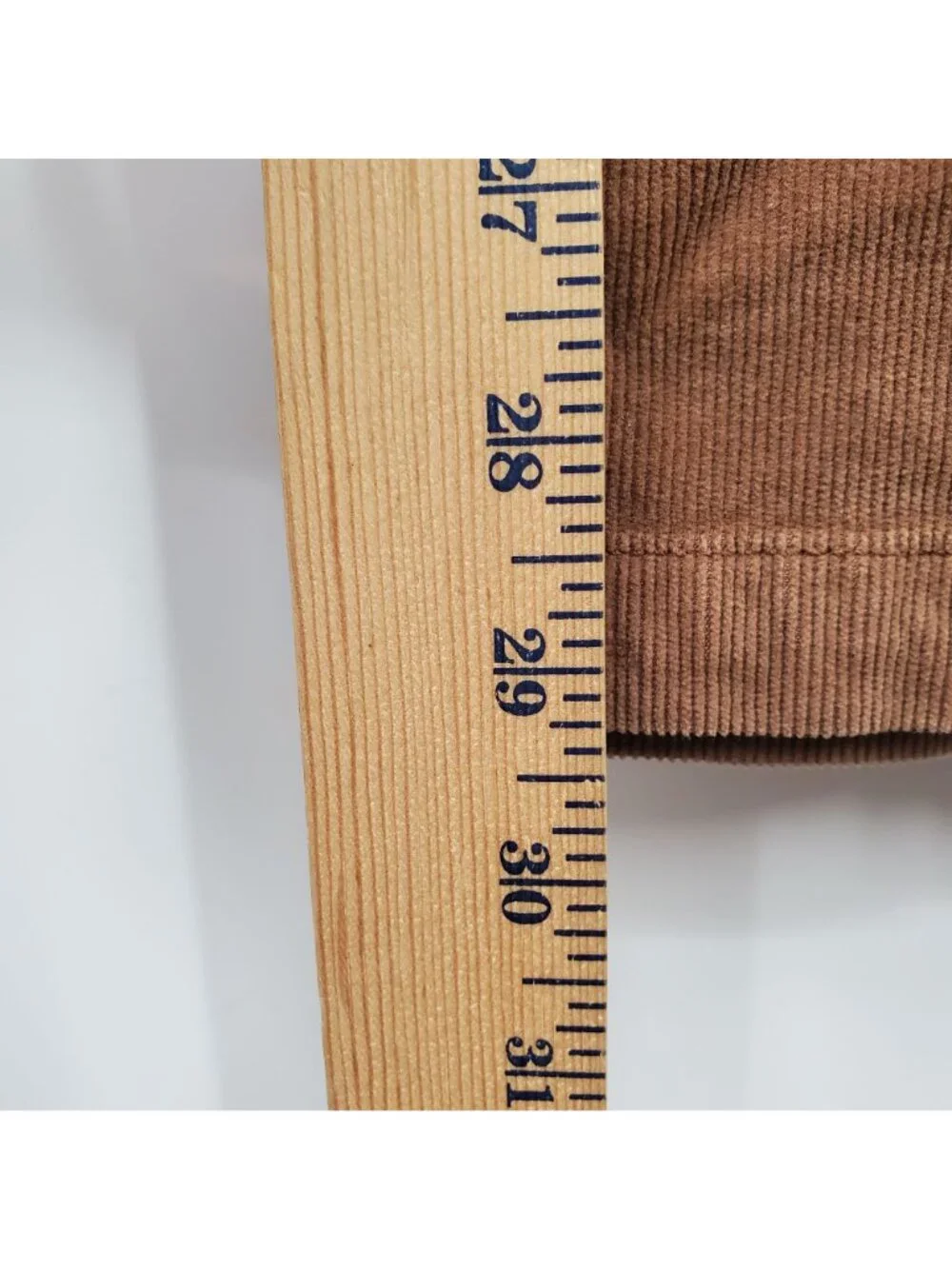 Faherty Regular Fit Textured Corduroy Pants Women Size 27 NWOT Brown High Rise